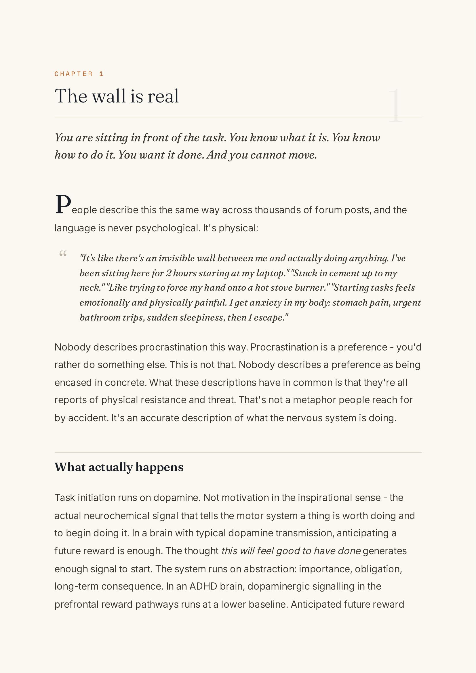 Chapter 1 - The wall is real, page 1